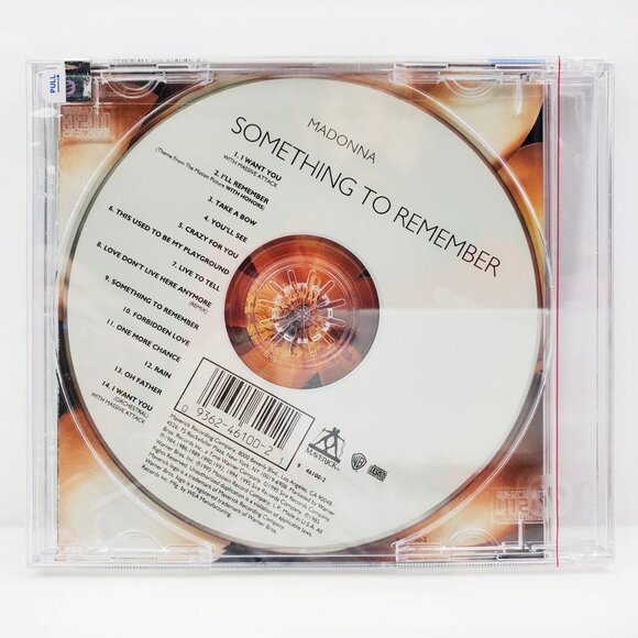 Madonna Something To Remember CD 1995 Clear Back Hype Retail Sticker Sealed - Picture 3 of 9